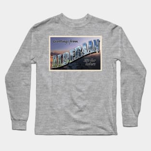 Alderaan Travel Postcard Long Sleeve T-Shirt